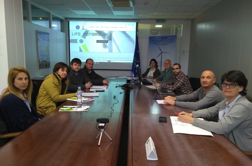 2nd periodic meeting of the LIFE REFIBRE project