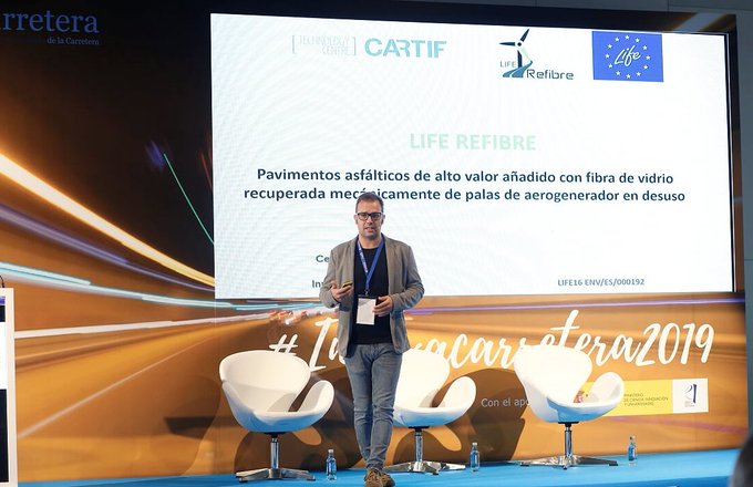 LIFE REFIBRE en Innovacarretera2019