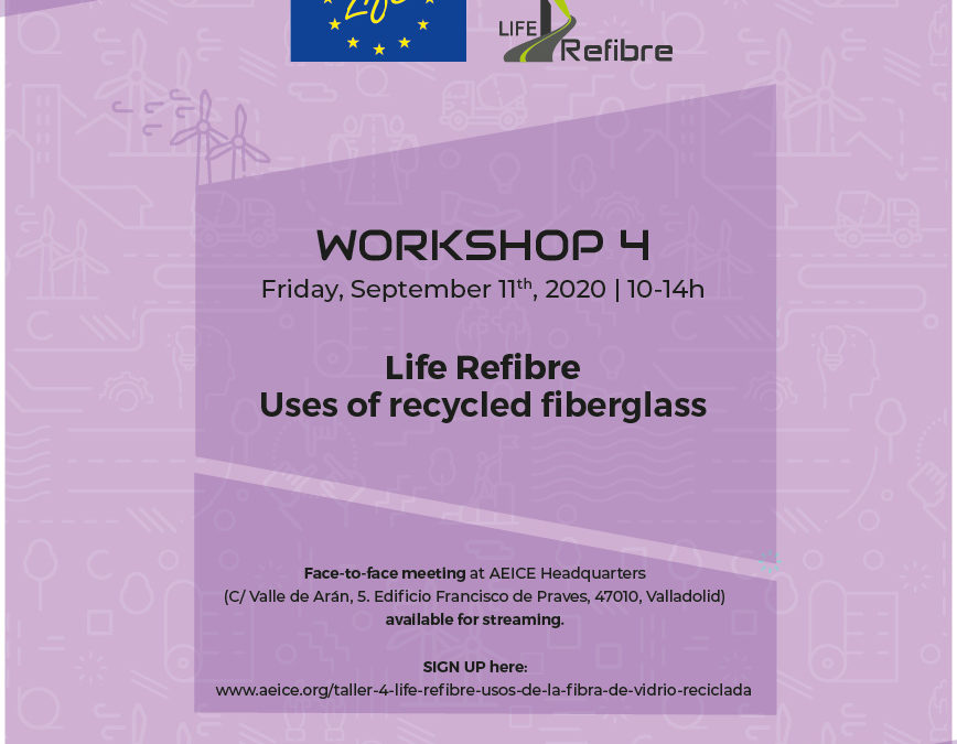 WORKSHOP 4 – USES OF RECYCLED GLASS FIBRE