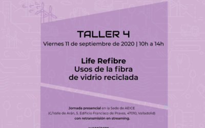 TALLER 4 – USOS DE LA FIBRA DE VIDRIO RECICLADA